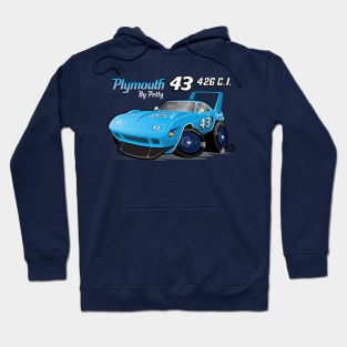 Plymouth SuperBird 43 Petty With Logos Hoodie